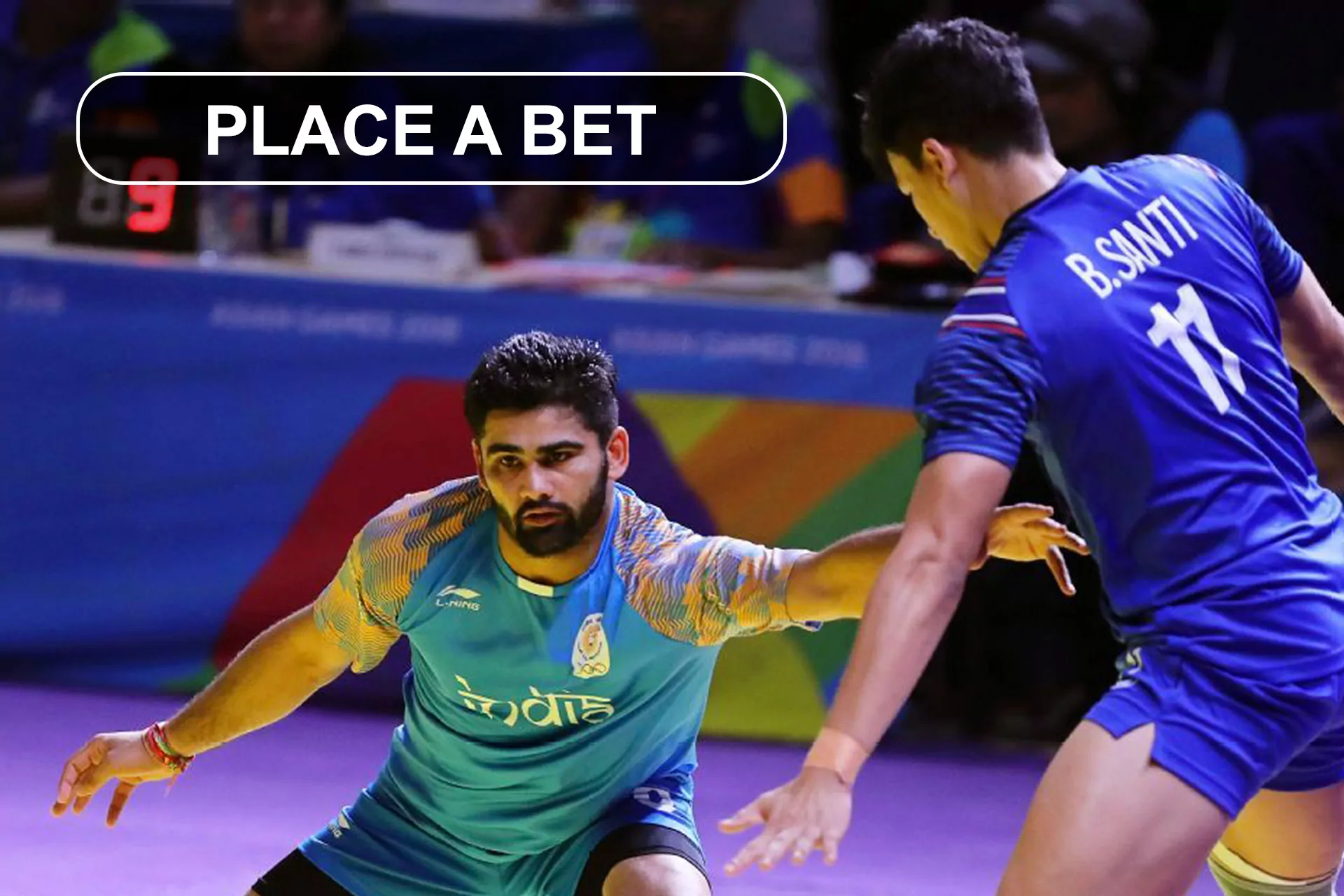 Make a bet on Kabaddi and enjoy the match.