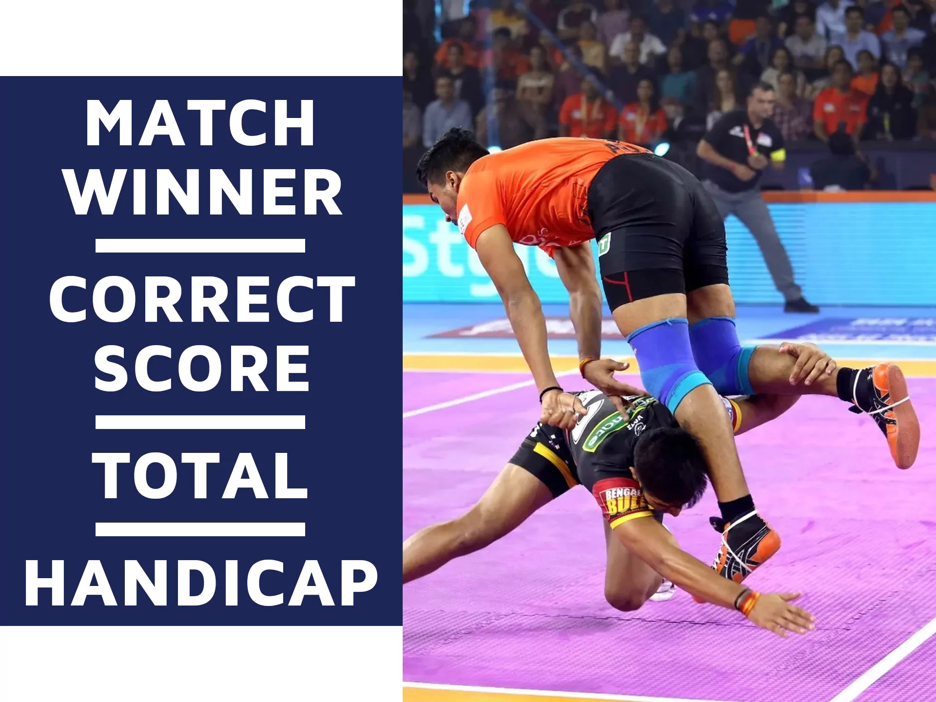 Choose your favourite Kabaddi bet type.